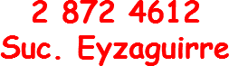  2 872 4612 Suc. Eyzaguirre